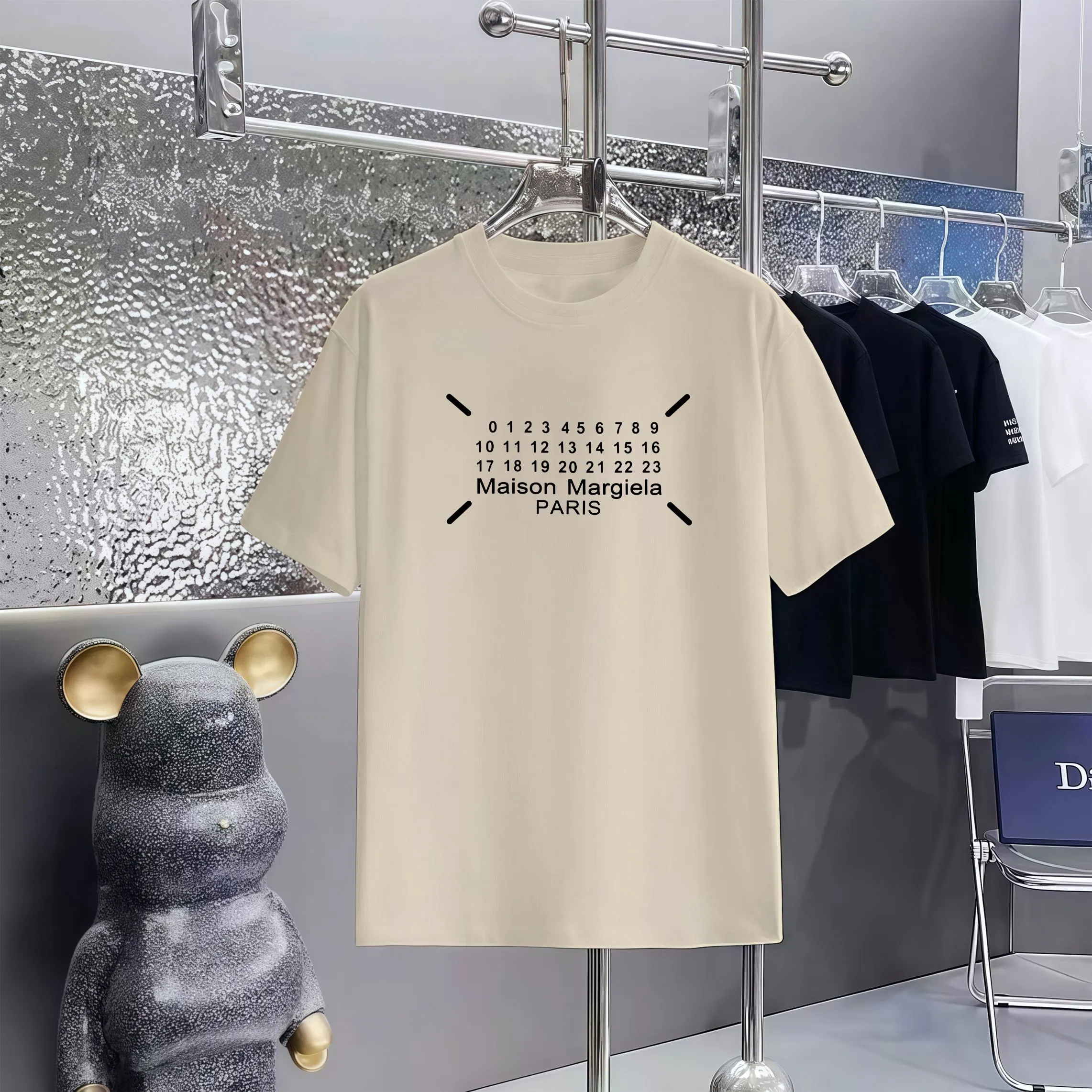 Maison 1:1 300 1×1 Same Style logo OXS 200 ：Black，White， ，Red， Gray Size：XS-L